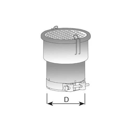 Prepážka koncovej trubky DINEX 40804