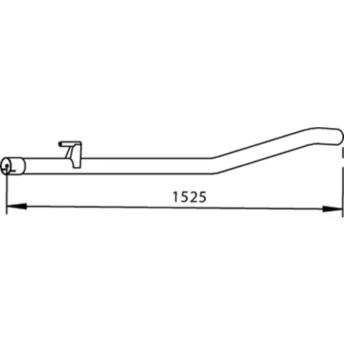 Výfukové potrubie DINEX 74520