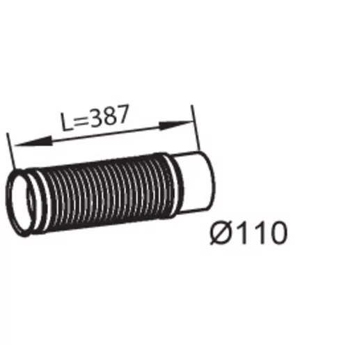 Výfukové potrubie DINEX 48228