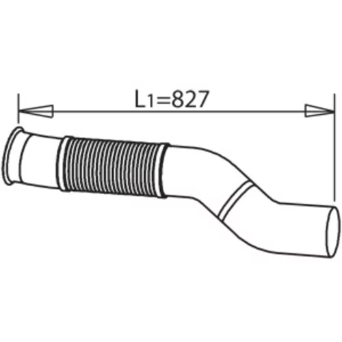 Výfukové potrubie DINEX 56259