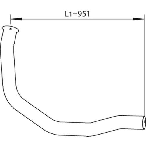 Výfukové potrubie DINEX 64270