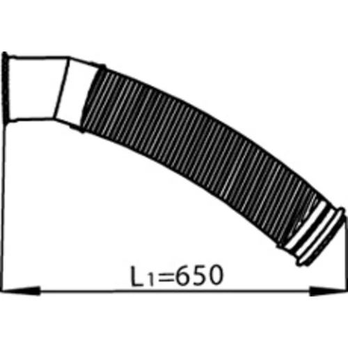 Výfukové potrubie DINEX 22168