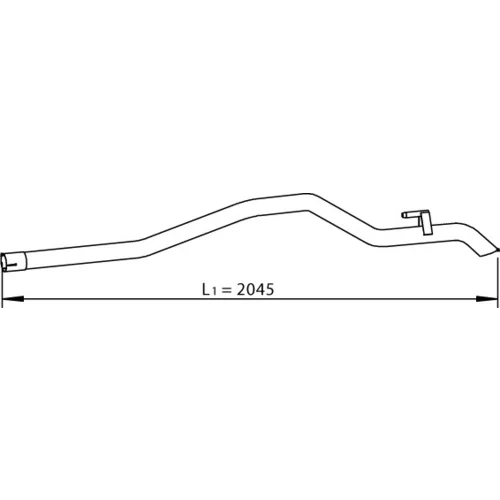 Výfukové potrubie DINEX 53699