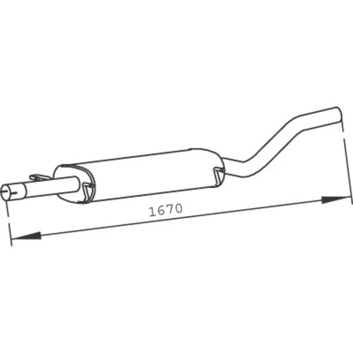 Koncový tlmič výfuku DINEX 56336