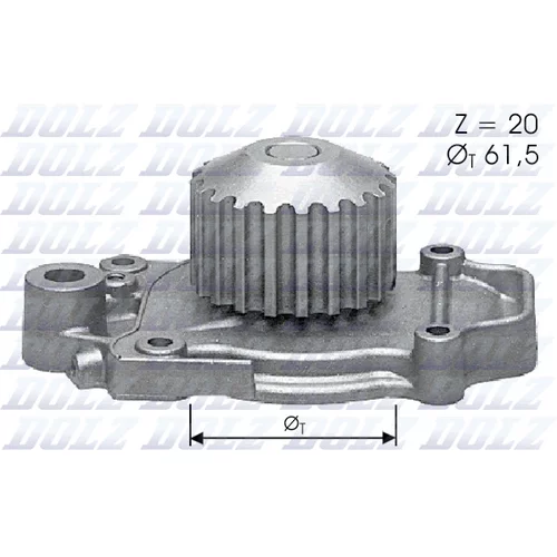 Vodné čerpadlo, chladenie motora H118 /DOLZ/