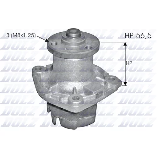 Vodné čerpadlo, chladenie motora DOLZ S348