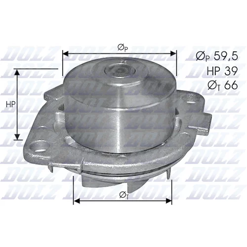 Vodné čerpadlo, chladenie motora DOLZ S211