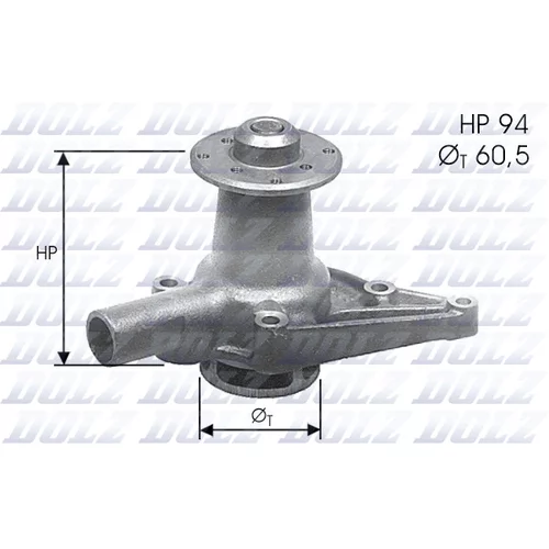 Vodné čerpadlo, chladenie motora DOLZ A112