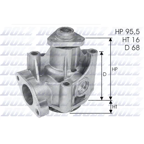 Vodné čerpadlo, chladenie motora DOLZ L135