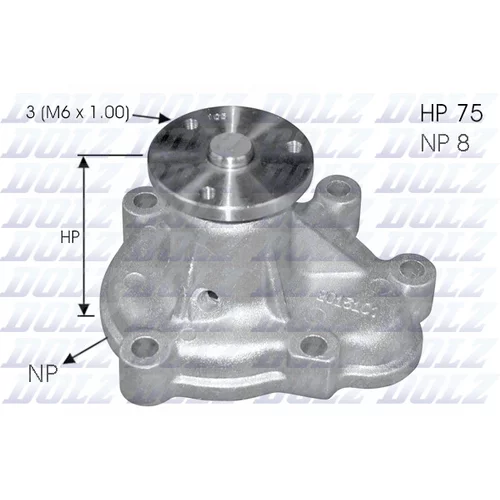 Vodné čerpadlo, chladenie motora DOLZ O144