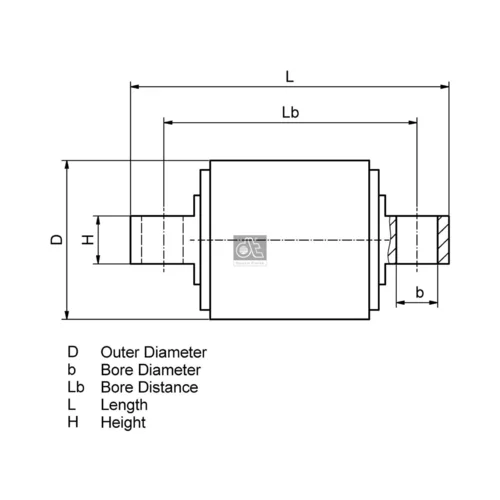 Sada na opravu riadenia DT Spare Parts 1.32508 - obr. 1