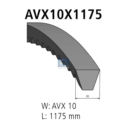 Klinový remeň DT Spare Parts 2.21065