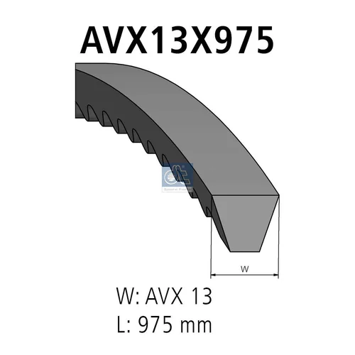 Klinový remeň DT Spare Parts 3.34247