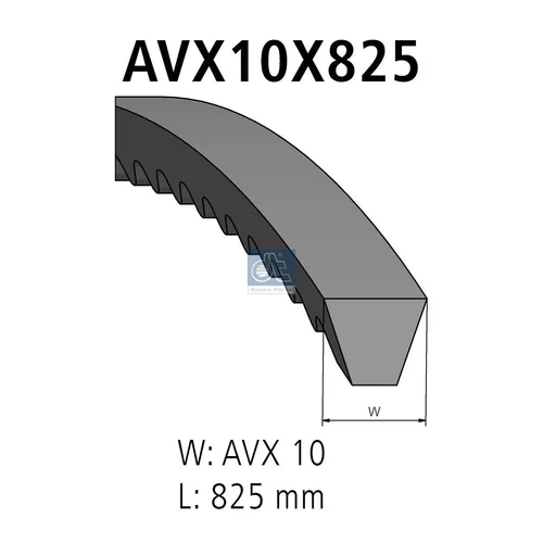 Klinový remeň DT Spare Parts 3.34260