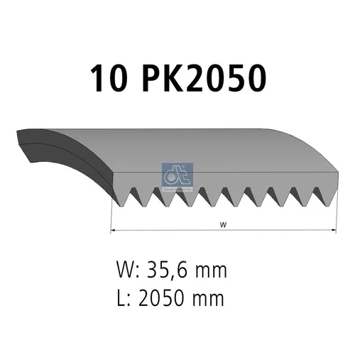 Ozubený klinový remeň DT Spare Parts 7.54810