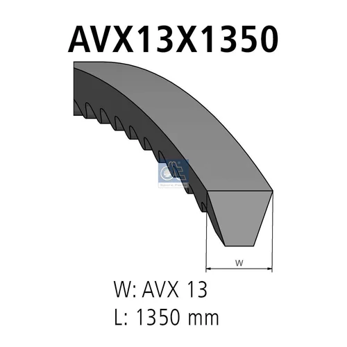 Sada klinového remeňa DT Spare Parts 3.34276SP