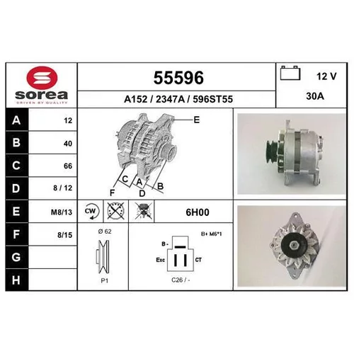 Alternátor EAI 55596