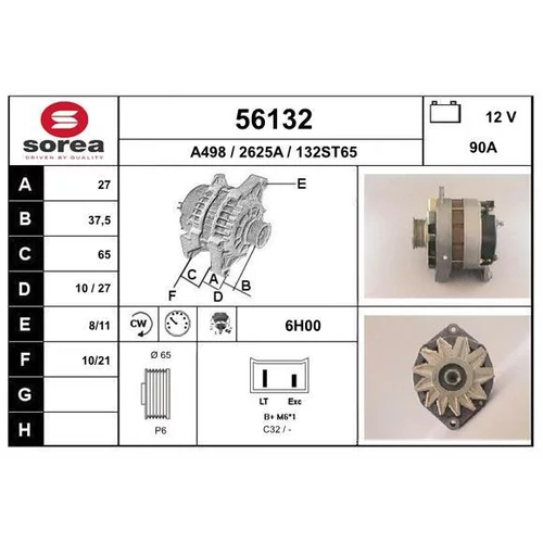 Alternátor EAI 56132