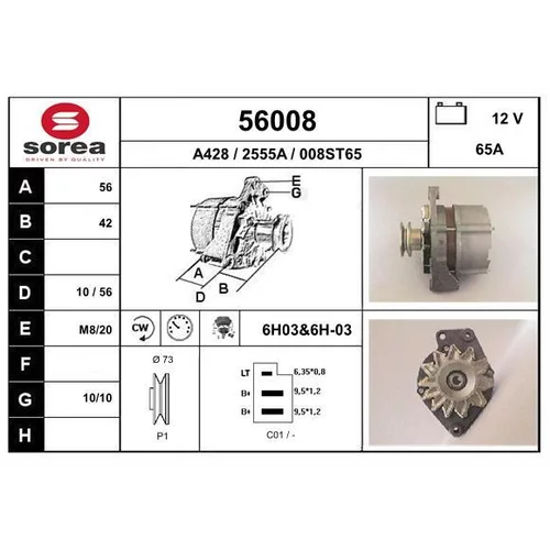 Alternátor EAI 56008