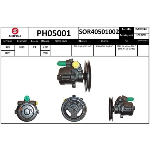 Hydraulické čerpadlo pre riadenie EAI PH05001