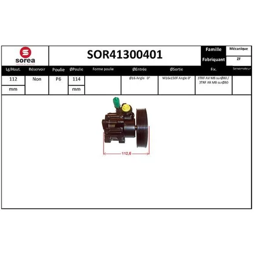 Hydraulické čerpadlo pre riadenie EAI SOR41300401