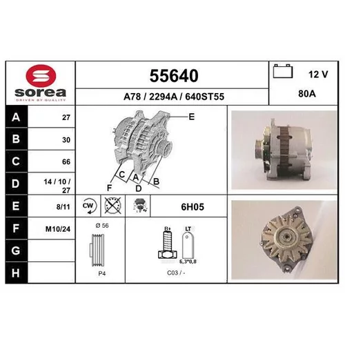 Alternátor EAI 55640