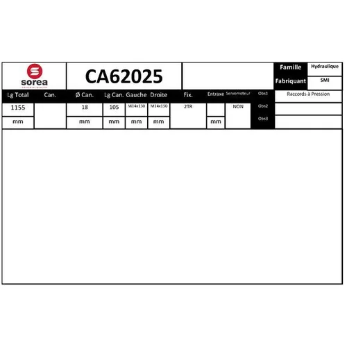 Prevodka riadenia EAI CA62025