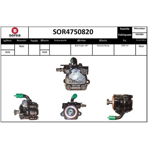 Hydraulické čerpadlo pre riadenie EAI SOR4750820