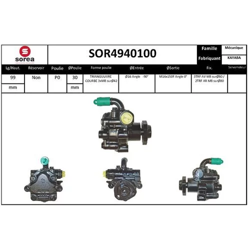 Hydraulické čerpadlo pre riadenie EAI SOR4940100