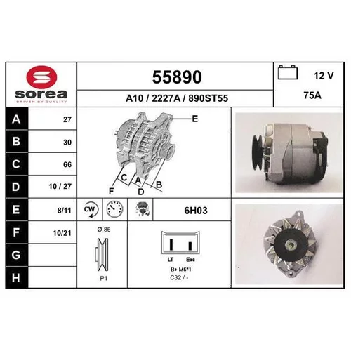 Alternátor EAI 55890