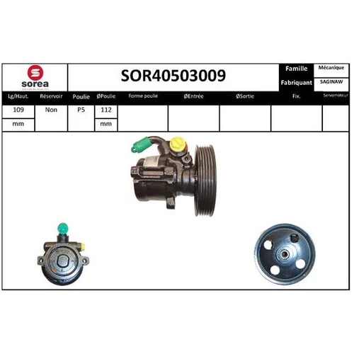 Hydraulické čerpadlo pre riadenie EAI SOR40503009