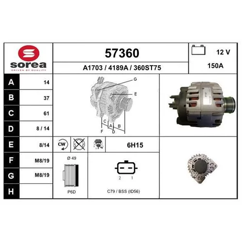 Alternátor EAI 57360