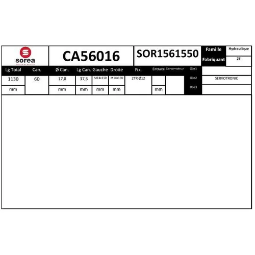 Prevodka riadenia EAI CA56016