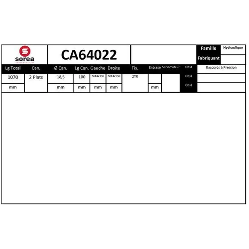 Prevodka riadenia EAI CA64022