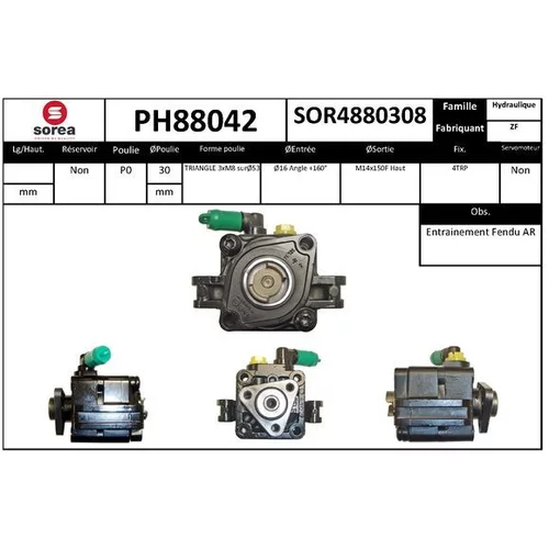 Hydraulické čerpadlo pre riadenie EAI PH88042