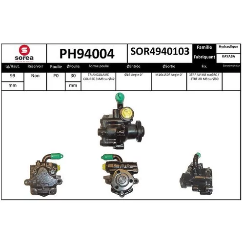 Hydraulické čerpadlo pre riadenie EAI PH94004