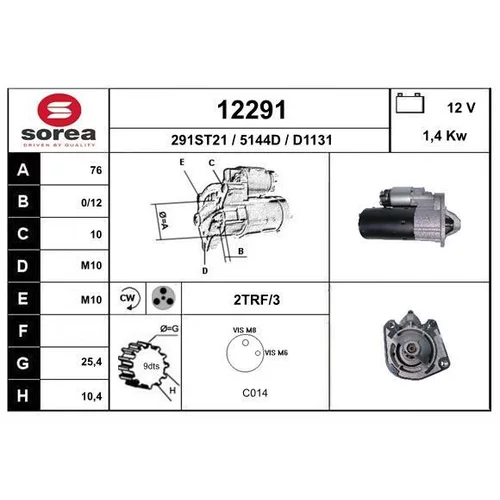 Štartér 12291 /EAI/