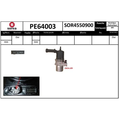 Hydraulické čerpadlo pre riadenie EAI PE64003