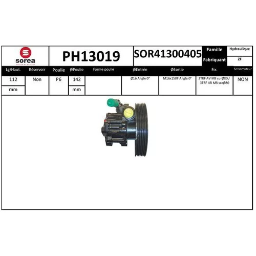 Hydraulické čerpadlo pre riadenie EAI PH13019