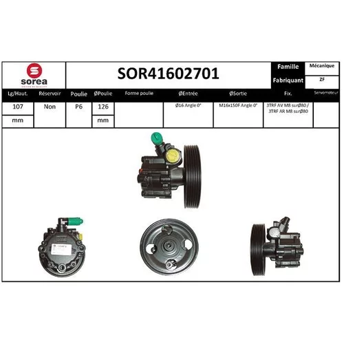 Hydraulické čerpadlo pre riadenie EAI SOR41602701