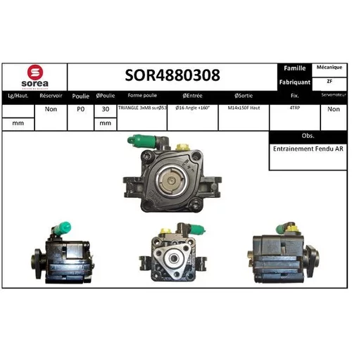 Hydraulické čerpadlo pre riadenie EAI SOR4880308