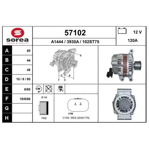 Alternátor EAI 57102