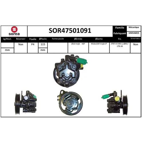 Hydraulické čerpadlo pre riadenie EAI SOR47501091