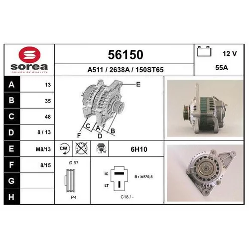 Alternátor EAI 56150