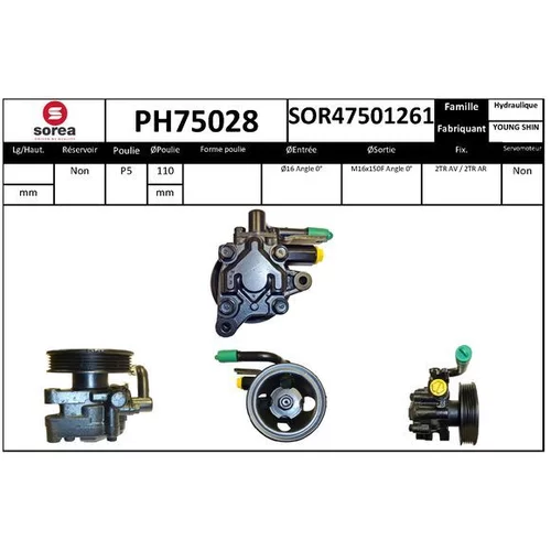 Hydraulické čerpadlo pre riadenie EAI PH75028