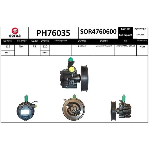 Hydraulické čerpadlo pre riadenie EAI PH76035