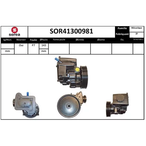 Hydraulické čerpadlo pre riadenie EAI SOR41300981