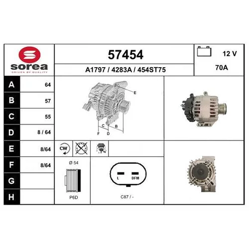 Alternátor EAI 57454