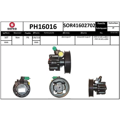 Hydraulické čerpadlo pre riadenie EAI PH16016