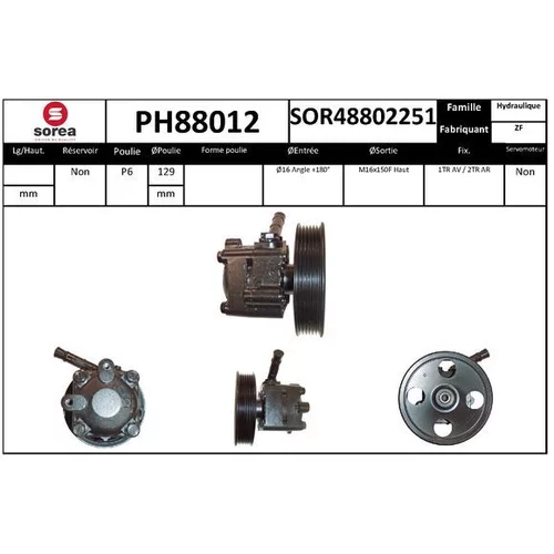 Hydraulické čerpadlo pre riadenie EAI PH88012